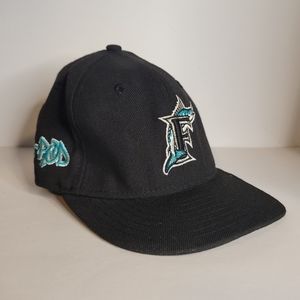 Kid's New Era Florida Marlins Hat Size 6 3/8